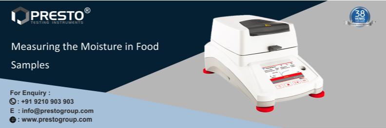 Measuring the Moisture in Food Samples